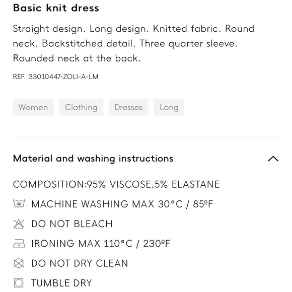 [NWT] Mango Knit Dress - Picture 7 of 7